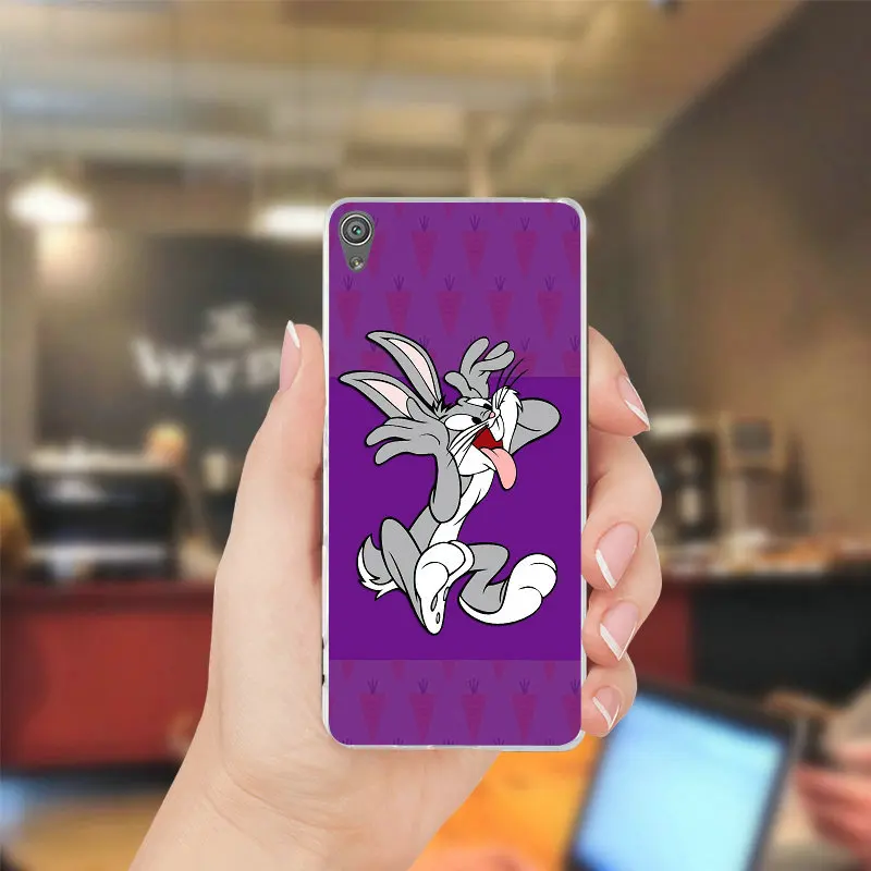 Кролик Банни Tunes Мягкие силиконовый чехол для мобильного телефона Чехлы sony Xperia Z Z1