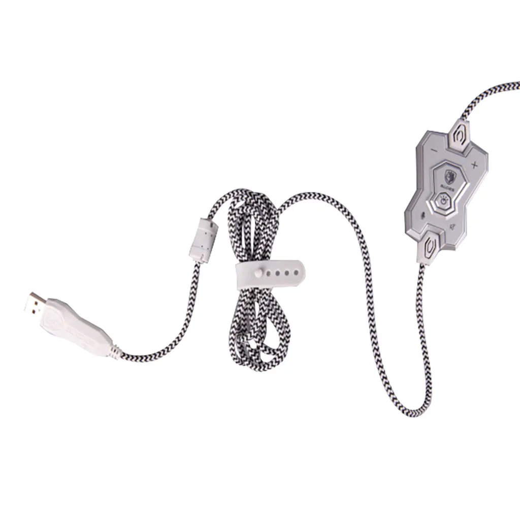 VOBERRY для Sades A70 дыхание света компьютер игровая Проводная гарнитура микрофон USB7.1 стерео гарнитура Высокое качество звука