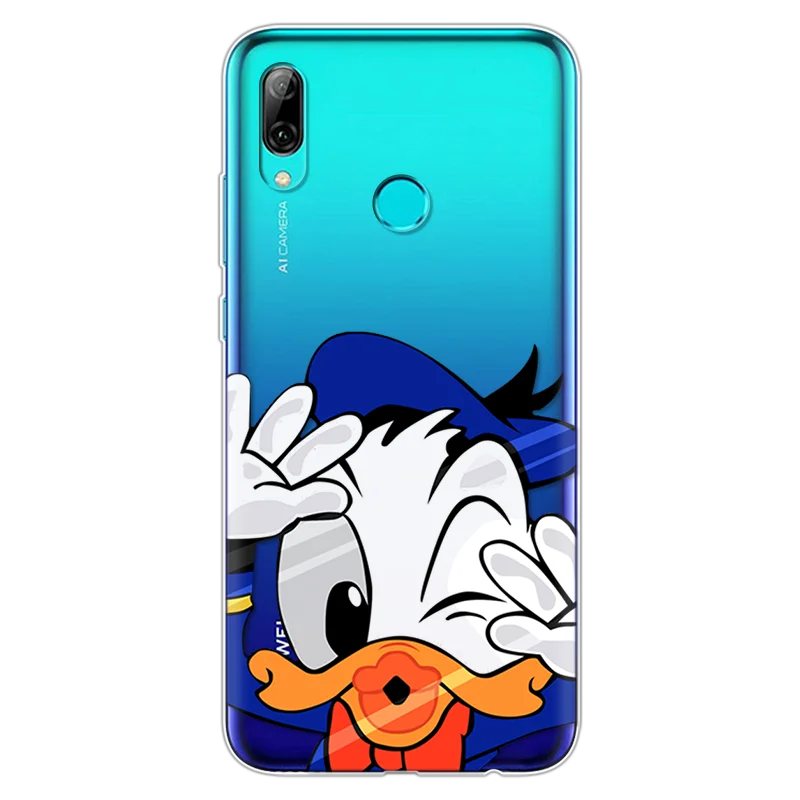 Чехол для huawei P Smart Z, чехол с мультипликационным принтом для пары, чехол для Funda huawei P Smart Plus, задняя крышка, мягкий тпу, силиконовый, милый