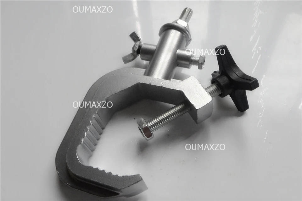 

30pcs/lot Heavy duty hook aluminium truss tigger clamp stage light moving head led par hook style Eye Ring Coupler Pro O-Clamp