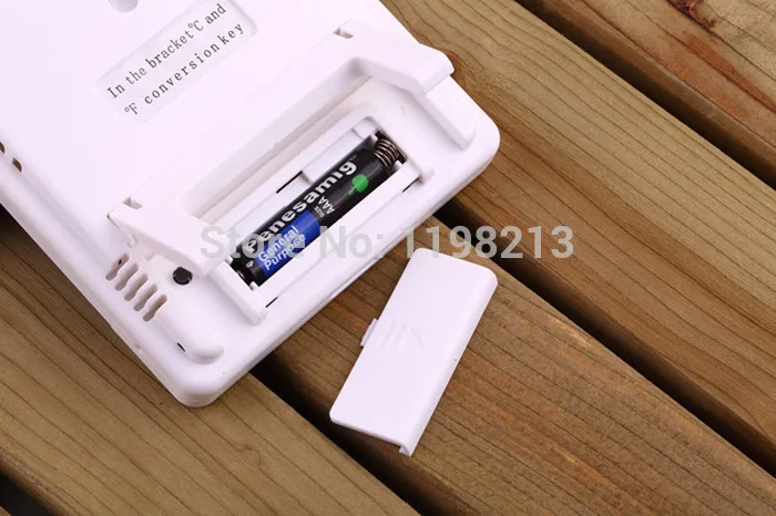 digital thermometer hygrometer indoor electronic temperature humidity meter clock weather station moisture tester home htc 1 free global shipping