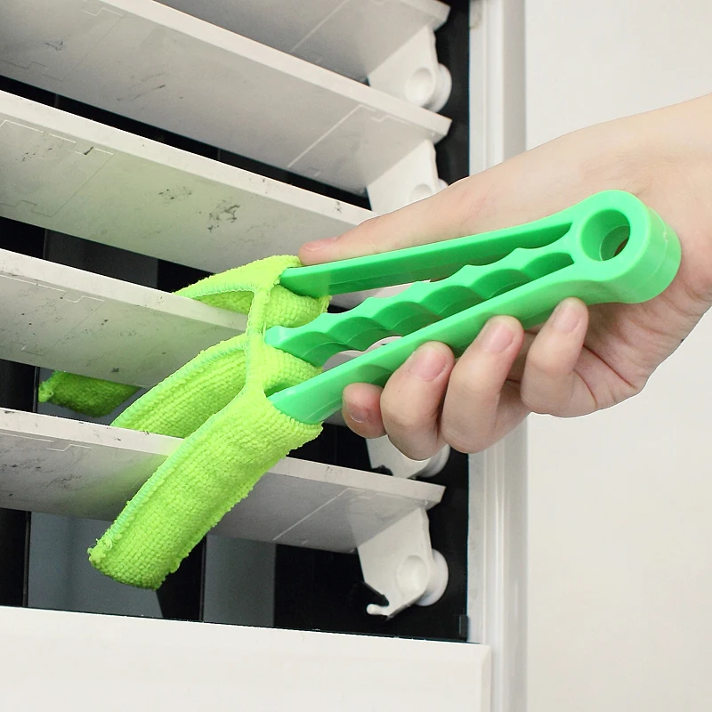 Baffect Cleaning 3-blades Window Blinds Brushes Air Conditioning Cleaner Shutter Home Tool Multifunctional Dust Brush | Дом и сад