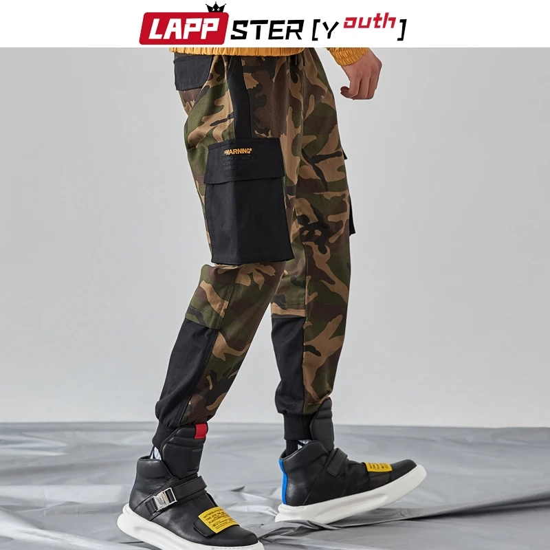 LAPPSTER мужские камуфляжные брюки джоггеры уличная мода 2020 человек Харадзюку