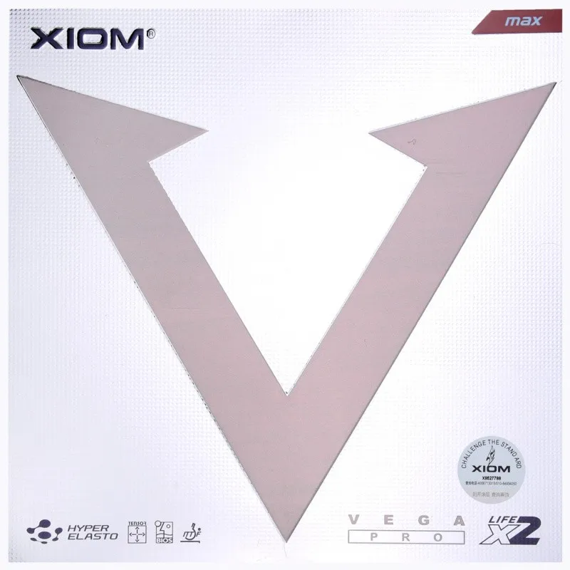 Ракетка для настольного тенниса Xiom Vega Pro резиновая ракетка черного цвета пинг