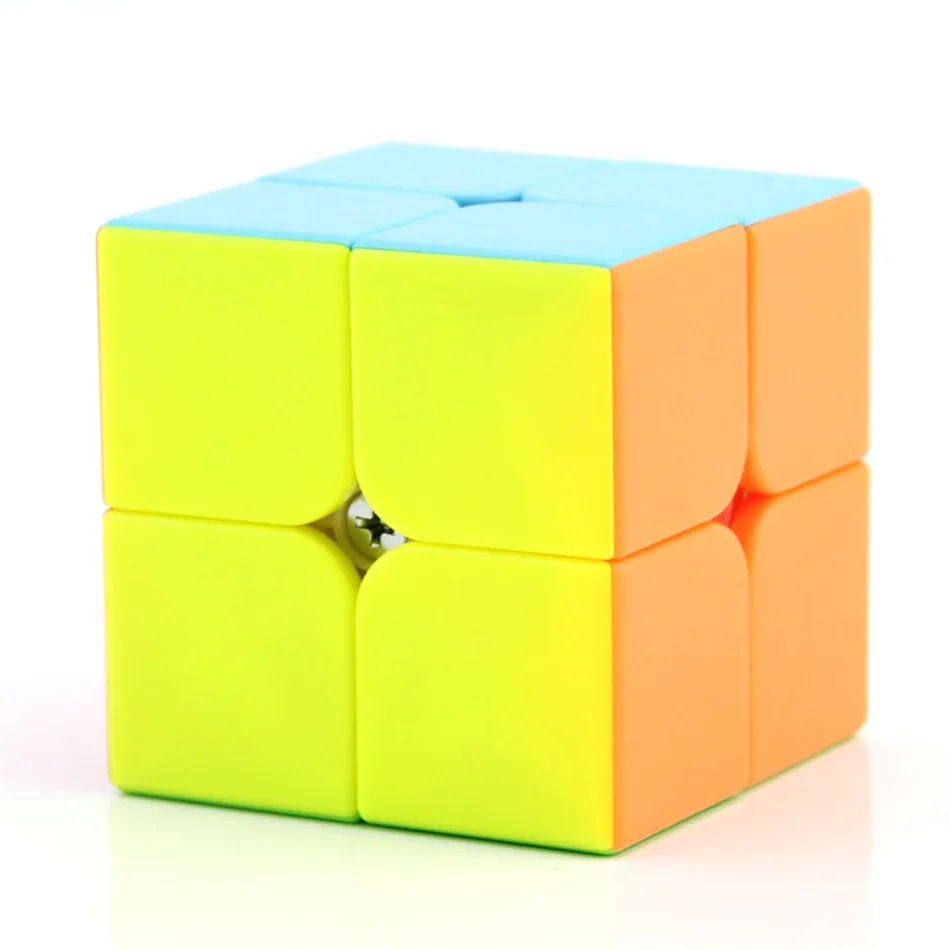 QiYi 2x2 кубик рубика QiDi S 2x2x2 магические кубики 2 слоя Stickerless speed Cube профессиональные