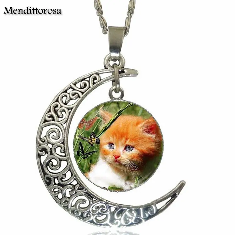 Брендовая бижутерия серебряного цвета модное массивное ожерелье в форме Луны