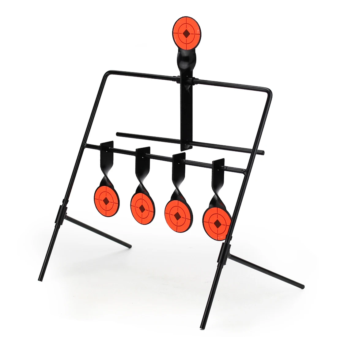 

5 Targets Self Resetting Spinning Air Gun Rifle Shooting Metal Target Set Practice Playing for Airsoft For Nerf Firing Playing