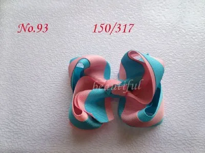 

100pcs New Spring And Summer Grosgrain Ribbon 4 Inch 2 Tone Double-Edged Bow Hand Customize Hair Accessories