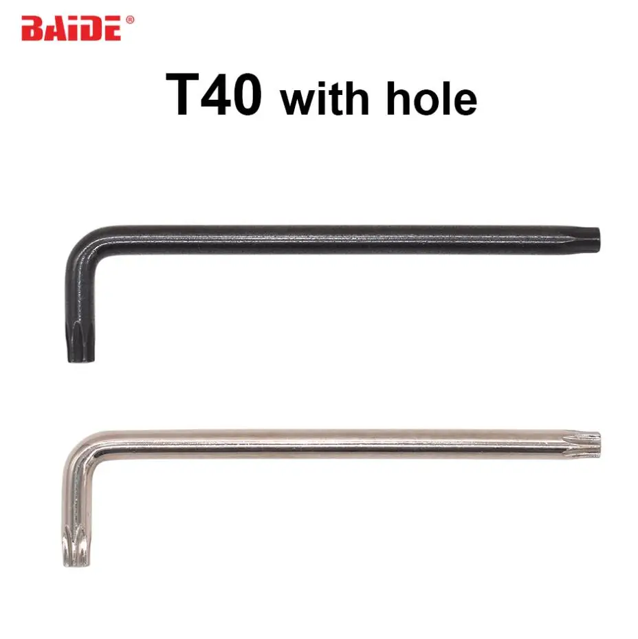 7x32x125 для отвертки M8 черный/серебристый 7 0 мм ключ Torx T40 L с отверстием CR V отвертка