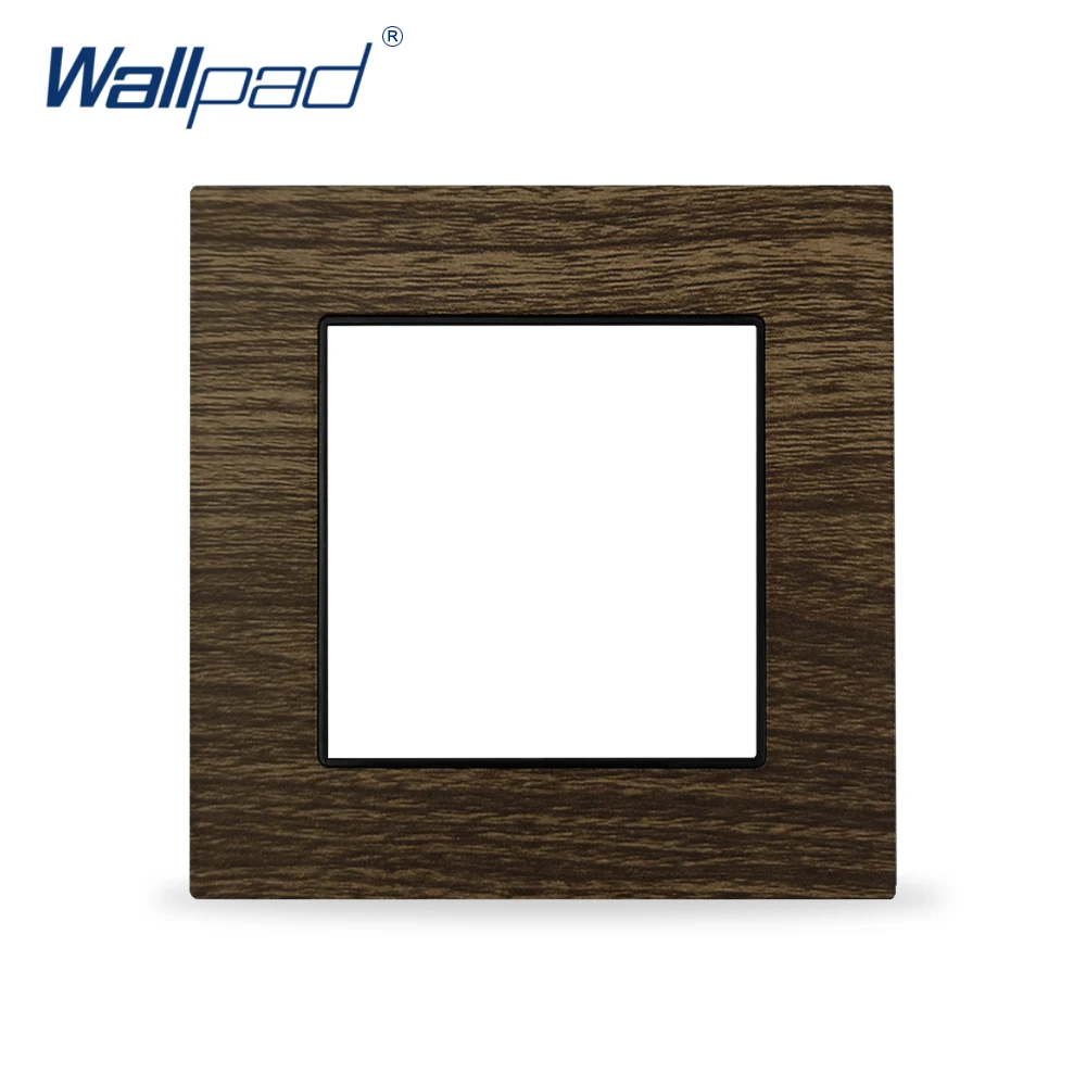 

Wallpad Wood Design Metal Aluminum Material Luxury Frame Hotel Panel Glass Frame Only