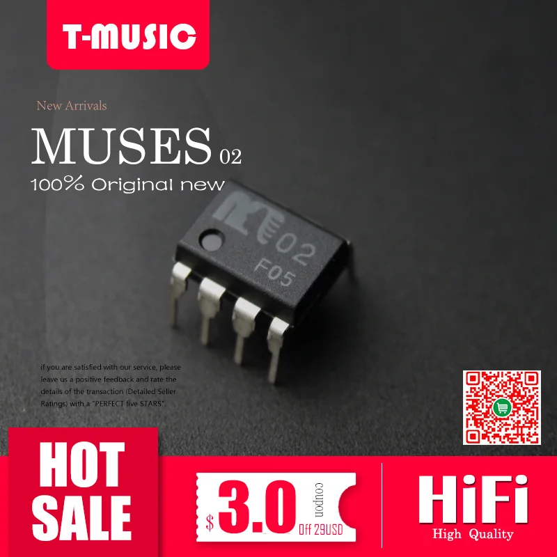 HiFi DAC Op-amp MUSES01 MUSES02 двойной op-amp для обновления muses8820 muses8920 OPA2604 op-amps