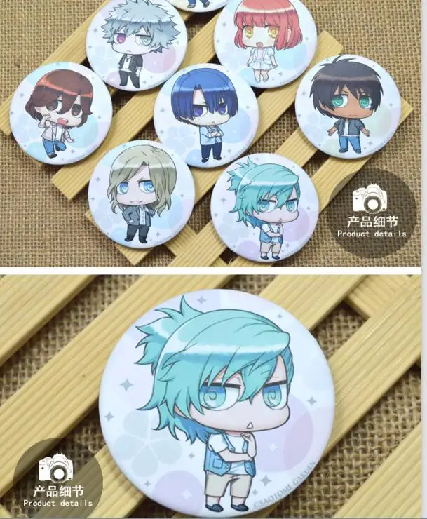 ZXFJXR 58 мм анимация Uta no Prince sama Mikaze Ai милый Q версия рюкзак бейджи значки|Броши| |