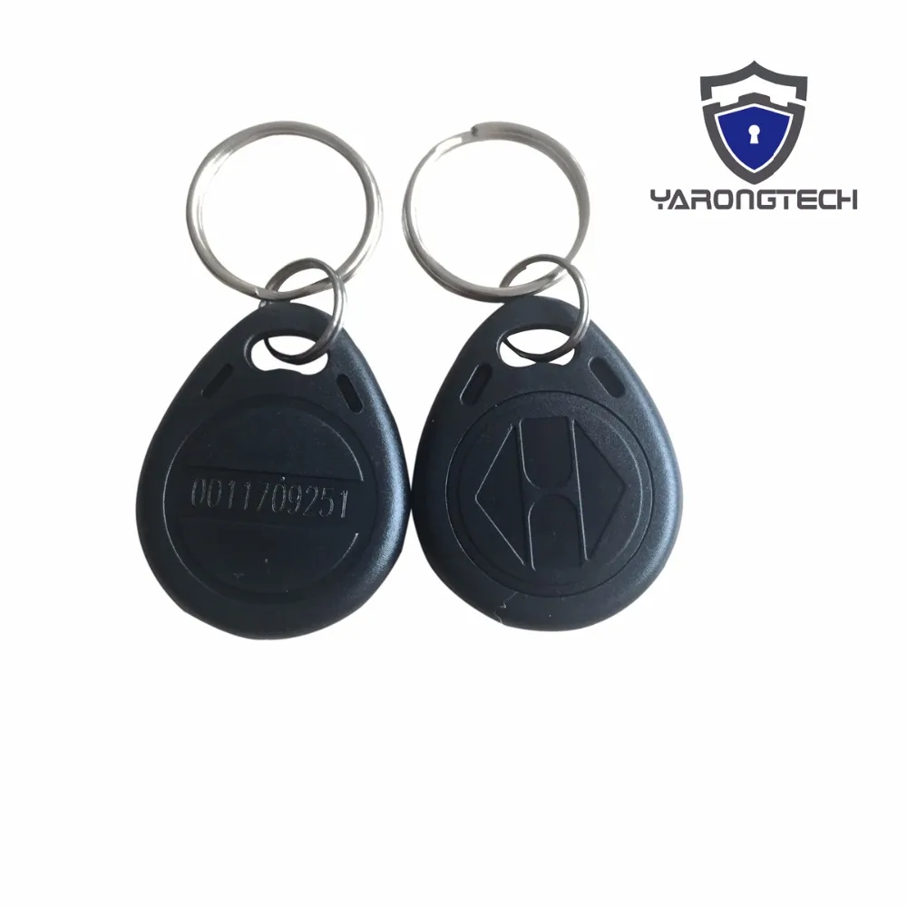 Водонепроницаемый черный RFID-брелок, 125 кГц, LF TK4100 EM4100 ABS, 100 шт.
