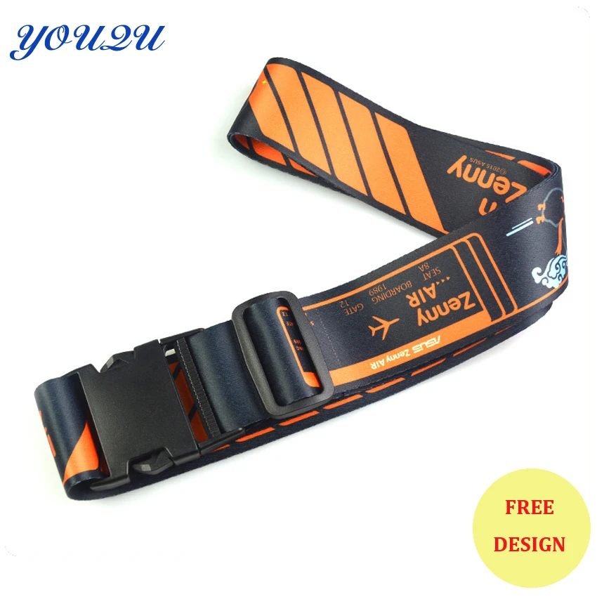 Custom Travel luggage belt  luggage belt with lock luggage belt  lowest price escrow accepted