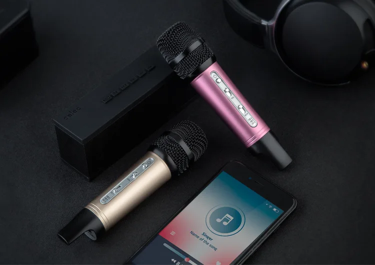 Мини Автомобильный микрофон FM беспроводной Bluetooth сотовый телефон sing it K полный микрофон Shen Mai совместимый мобильный компьютер