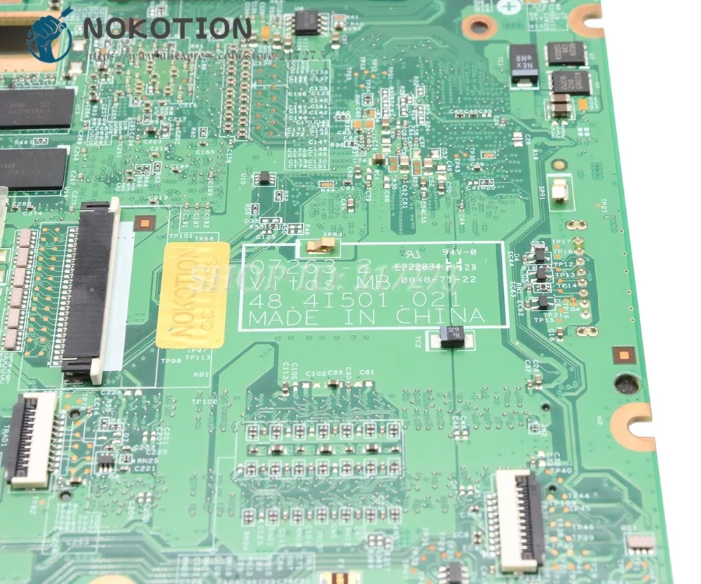 NOKOTION материнская плата для ноутбука HP Compaq CQ60 G60 CQ70 G70 48.4I501.021 488338 001 PM45 DDR2 9200M