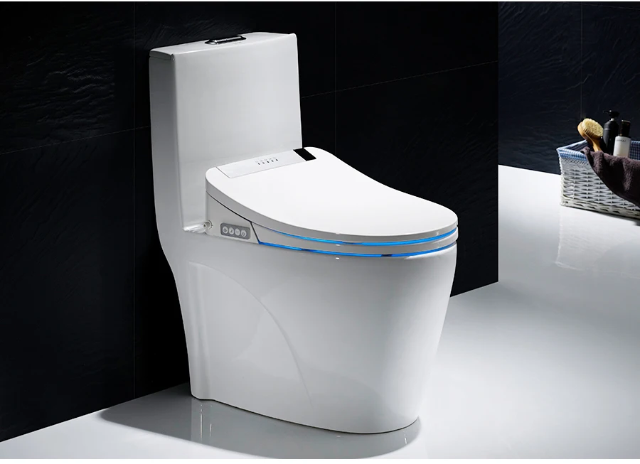 KOHEEL LCD 3 Color Intelligent Toilet Seat Elongated Electric Bidet Cover Smart Bidet Heating Smart Toilet Seat