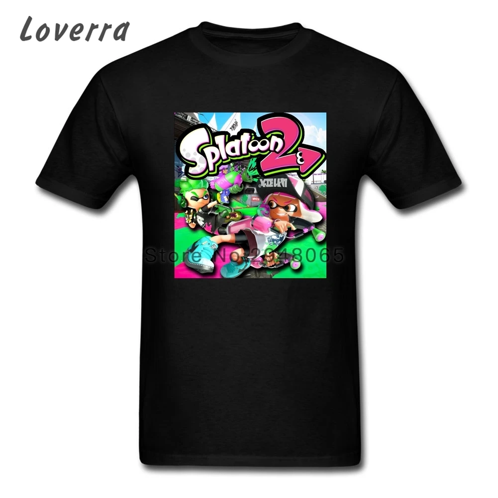 Милый Squid сестры Splatoon Для мужчин футболка короткий рукав Фитнес брендовая одежда