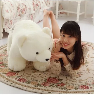 80 cm white polar bear plush toy about 31 inch lovely doll throw pillow gift w5485
80 cm white polar bear plush toy about 31 inch lovely doll throw pillow gift w5485