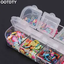 Слайм бусины коробка фруктовый ломтик разбрызгивает слизью наполнитель для Handgum пена пушистый слизью глина грязь DIY поставки украшения игрушки