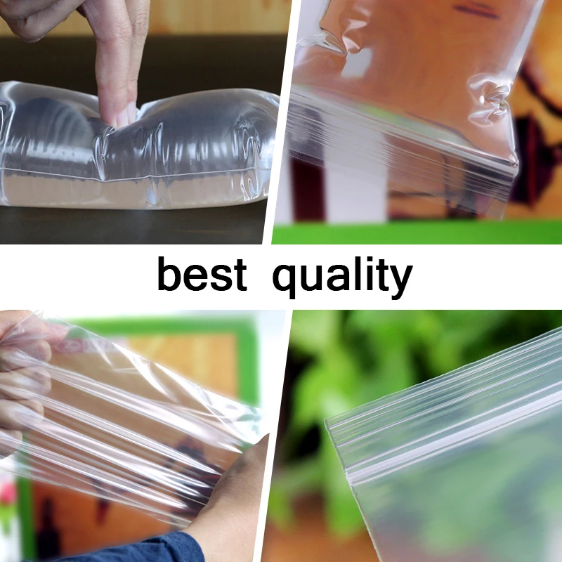 Ясно Мини Миниатюрный Zip Lock Ручка Пластиковая Упаковка Мешок Пищевые Конфеты