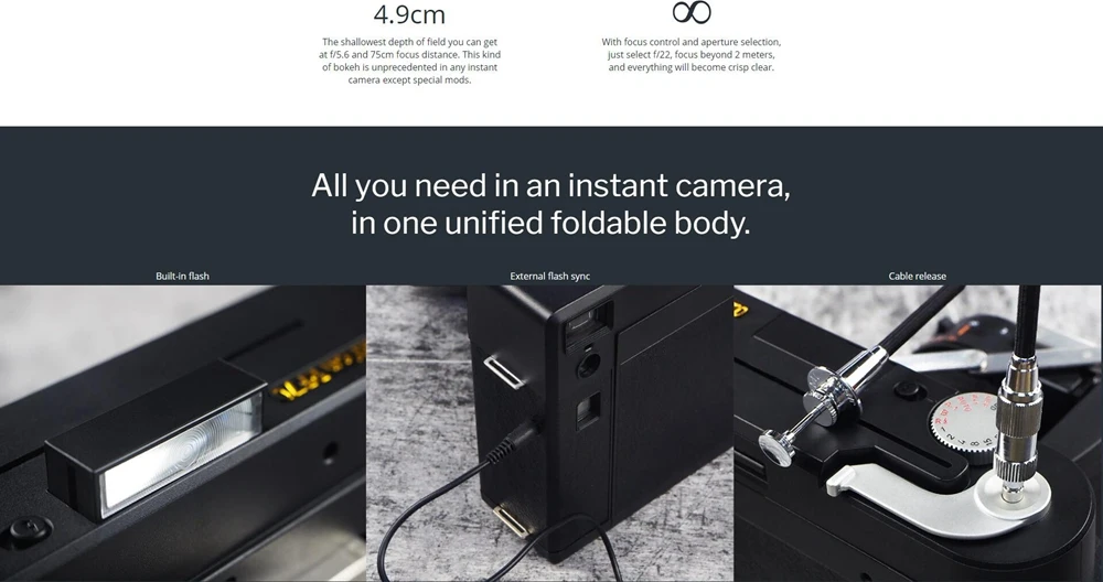 MiNT InstantKon RF70_AUTO RF70 Rangefind фотокамера моментальной печати Instax Wide