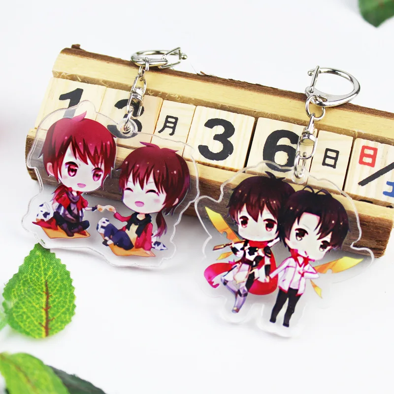 

Anime Full-time Master Keychain Fashion Quan Zhi Gao Shou Ye Xiu Jun Mo Xiao Car Key Holder Chain Keyrings Pendants Jewelry
