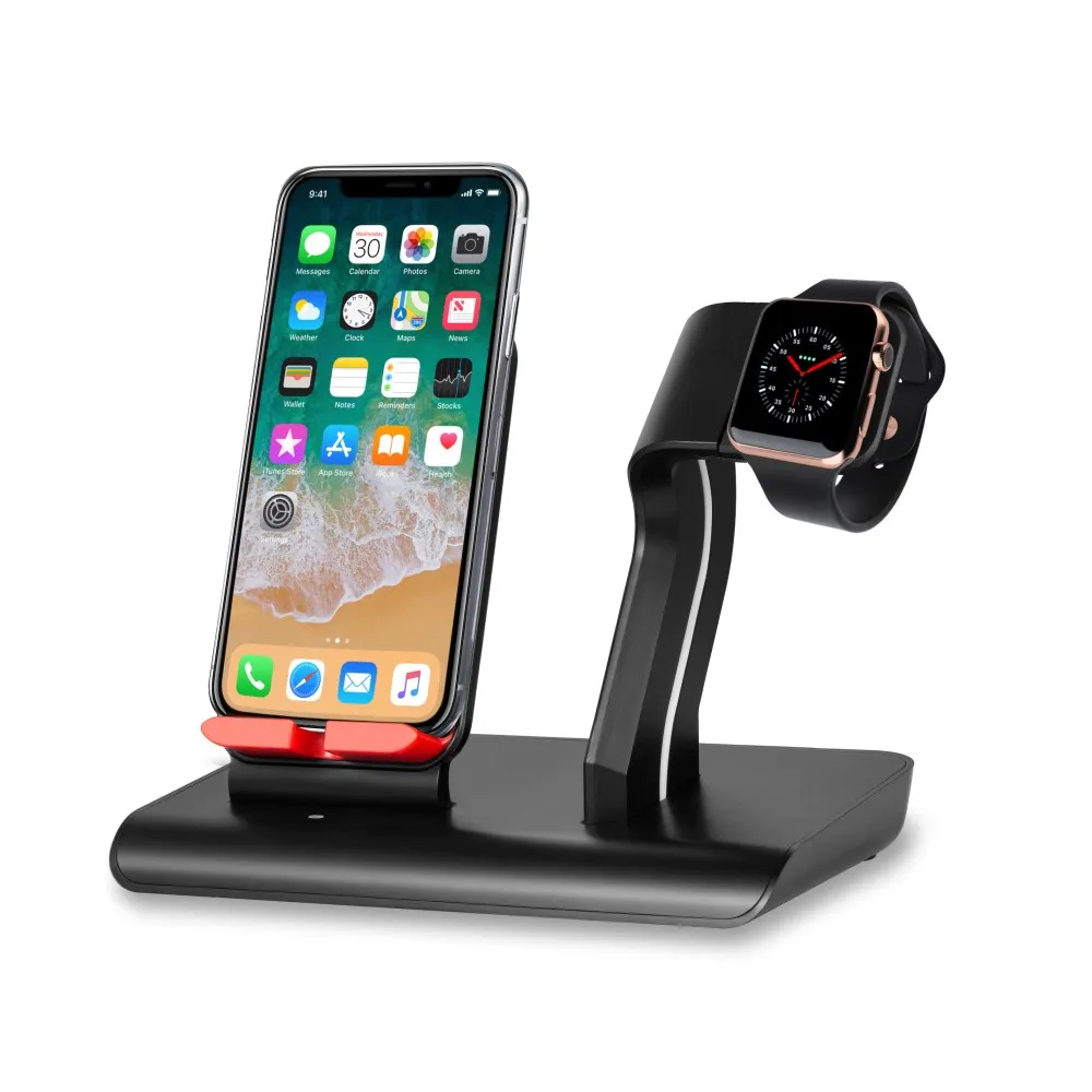 SZYSGSD Беспроводное зарядное устройство для iPhone XS X 8 Plus Настольный держатель
