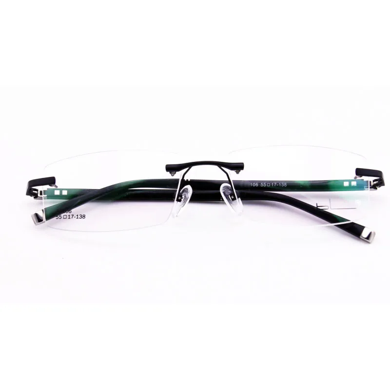 Оправа для очков без оправы мужские очки близорукости TR90 оптическая оправа по