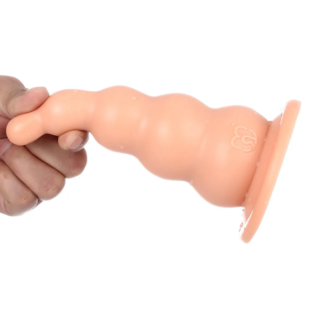 Мягкие анальные шарики массажер простаты с большой пробкой расширитель Анальная