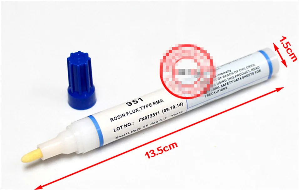 

Free Shipping 1Pcs Kester 951 10ml Soldering Rosin Flux Pen Low-Solids Non-clean For Solar cell panel DIY kester solder power