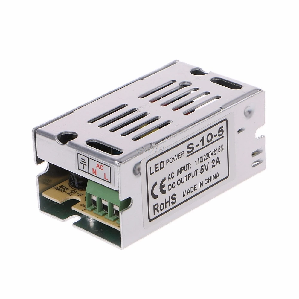 AC110 220V к DC 5V 2A драйвер импульсного источника питания Трансформаторы модуль 50/60 Гц