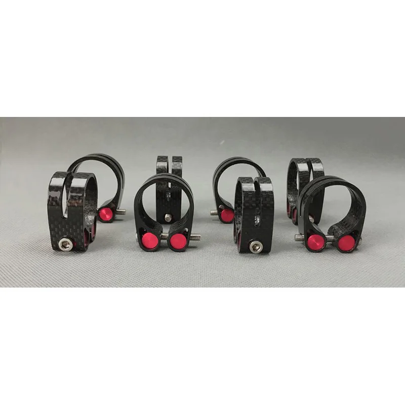 Новый блеск 3 К полный углерода волокно подседельный зажим для 31 6 мм 30 8 27 2