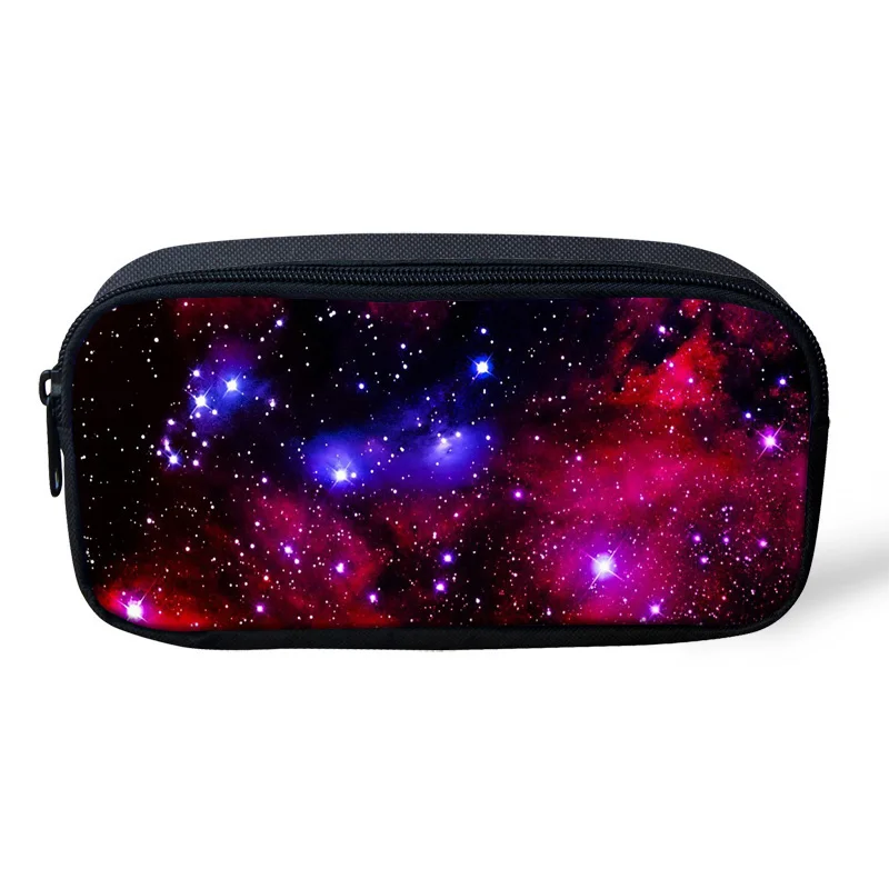 Красочные 3D Galaxy детские ручки Карандаш сумка Вселенная звезда карандаш
