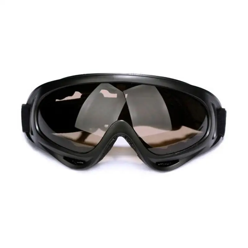 Brown На открытом воздухе очки для катания на лыжах и UV400 Анти-туман большой Лыжная маска Стекло Лыжный Спорт очки спортивные защита от пыли и ветра для верховой езды Стекло es очки для катания на сноуборде - Цвет: Brown