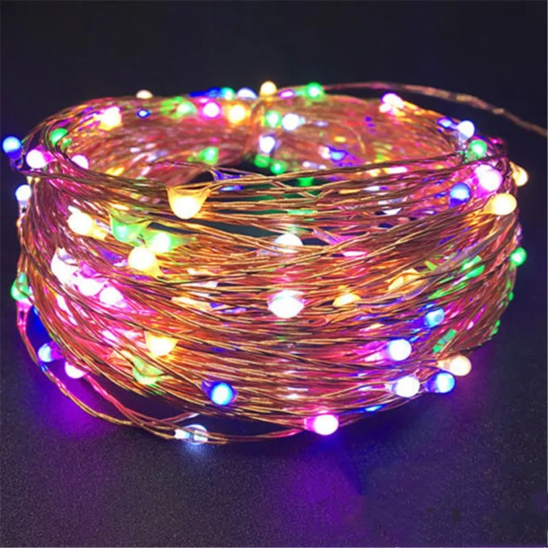Multicolor Солнечный струнный светильник s 33ft 100LED наружный Сказочный светильник водонепроницаемый декоративный светильник для патио сада ворота двора вечерние, свадебные, рождественские - Испускаемый цвет: Multicolor