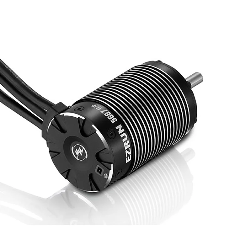 Бесщеточный 4-полюсный мотор HobbyWing 5687SL 1100KV с бесщеточным двигателем EzRun MAX6 V3 160A