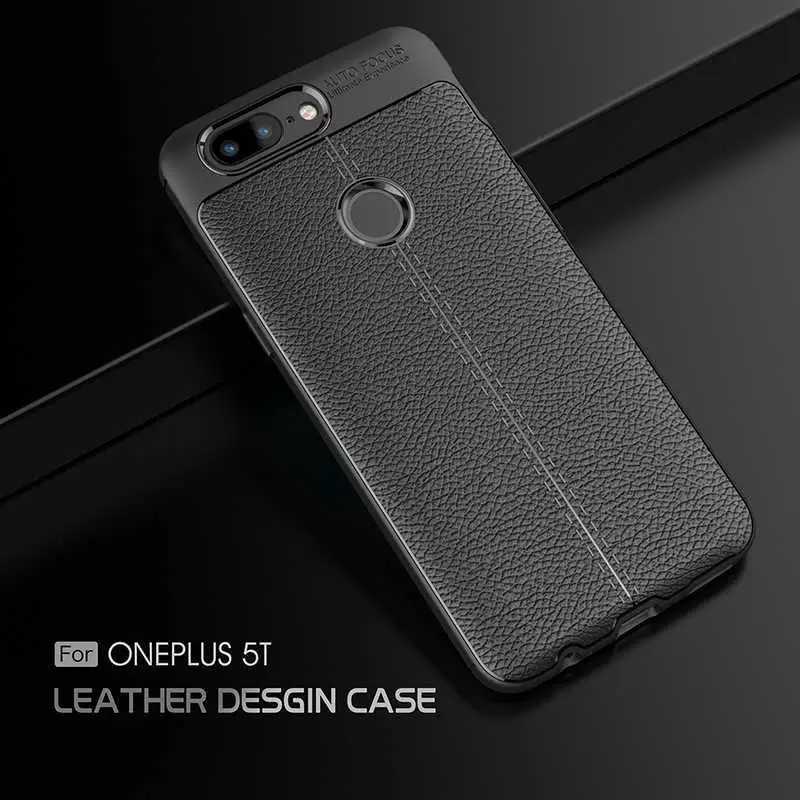 Mokoemi Lichee Pattern Ударопрочный Мягкий 6 01 &quotдля Oneplus 5T чехол для сотовый Чехол телефона