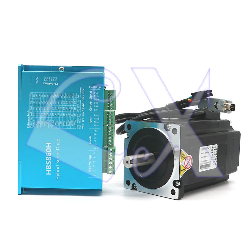 Kinco 86 CNC замкнутый цикл шаговый Драйвер мотор наборы NEMA34 DC AC 60V 8.5Nm 86HBS85 легкий