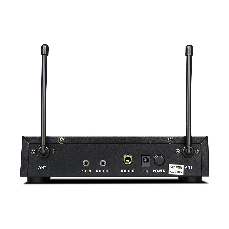 Золотой качественный UHF двойной ручной эхо беспроводной микрофон S 102 с
