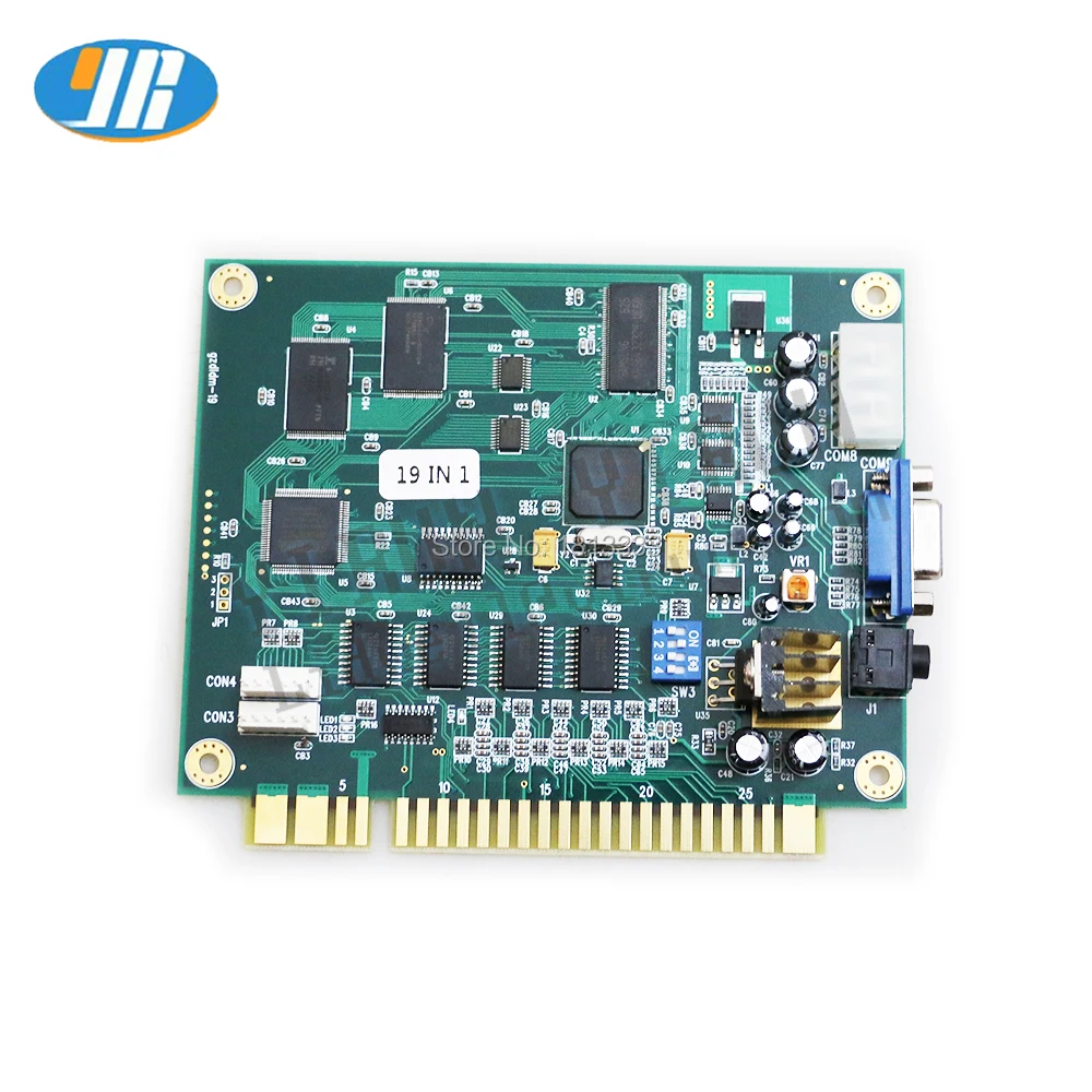 DIY аркадный комплект Jamma 19 в 1 игровая доска Классическая мульти игровая доска VGA CGA для горизонтального экрана джойстик кнопка