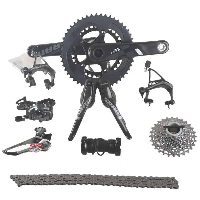 SRAM FORCE 2x11 22 S скорость 53x39 т 170 мм 11 28 Т карбоновый дорожный велосипед Groupset