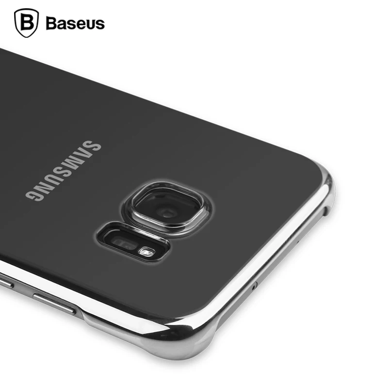 Baseus для Samsung Galaxy S7 край чехол Роскошные Покрытие Рамки трудно PC задняя крышка Ultra