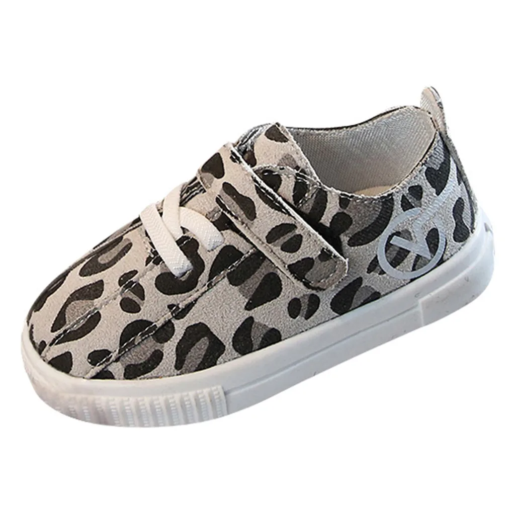 Spring Autumn Sneakers Children Toddler Baby Boys Leopard Print Sneaker Girl Soft Anti-slip Sport Outdoor Kids Shoes T9# | Детская