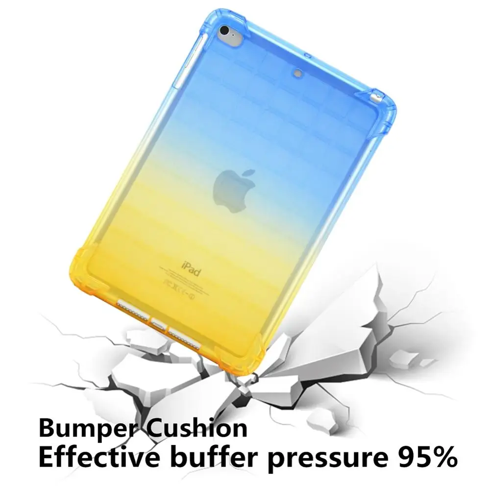 Чехол для iPad mini 1 2 3 4 5 мягкий ударопрочный силиконовый чехол из ТПУ 7 9 дюйма