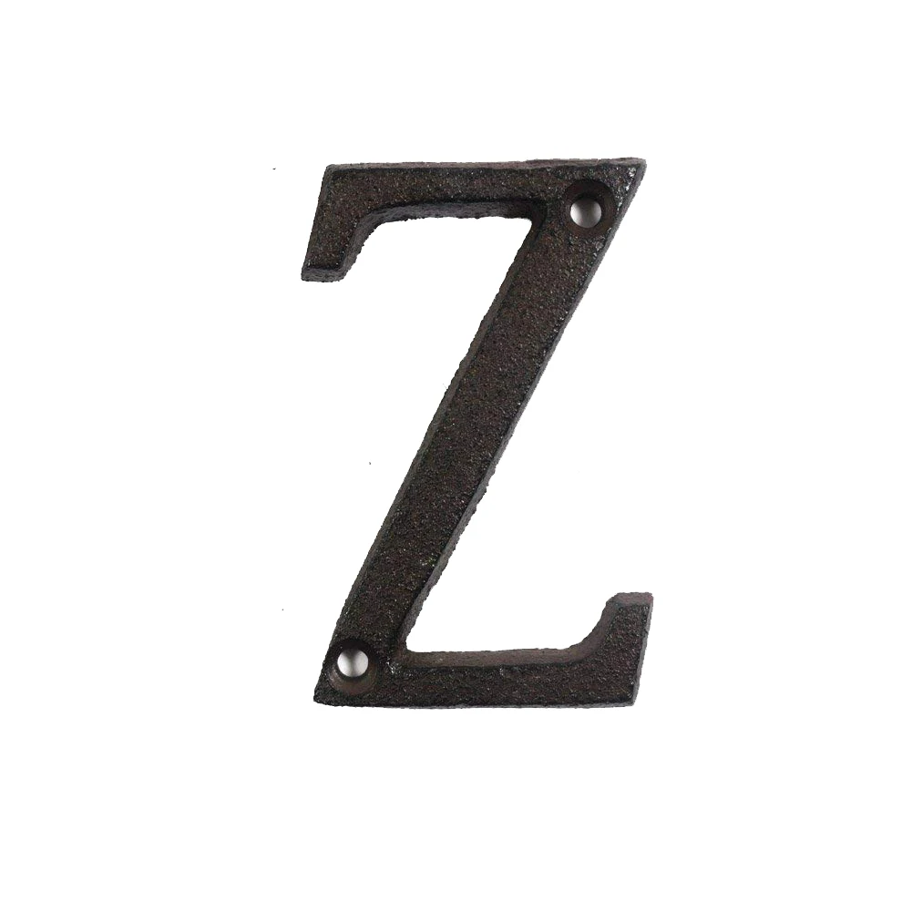 as show Новые металлические буквы цифры чугунные украшения знак на дом Doorplate DIY кафе стены XSD88 - Цвет: as show