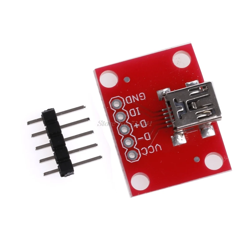 Мини-usb адаптер пластина коммутационная плата для USB мини-b расширение