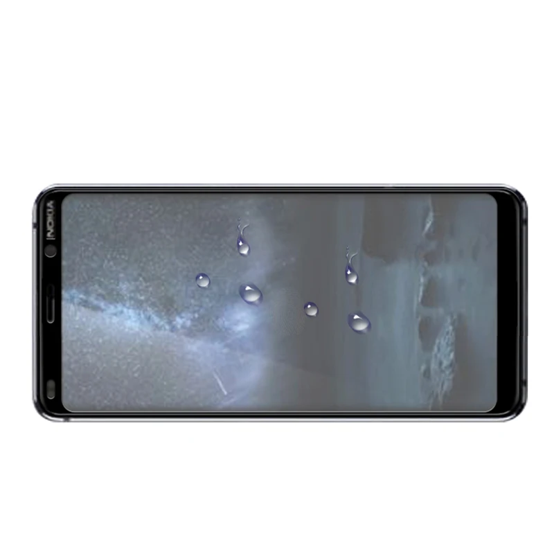 Закаленное стекло с полным покрытием для Nokia 9 PureView 2 шт. защита экрана защитная
