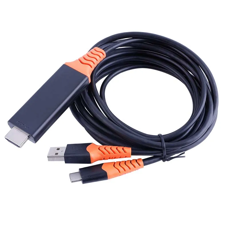 1.8M 4K USB 3.1 Type-c to HDMI-compatible Cable Type C To HDTV Adapter For Samsung Galaxy S9 S8 Note 9 8 | Электроника