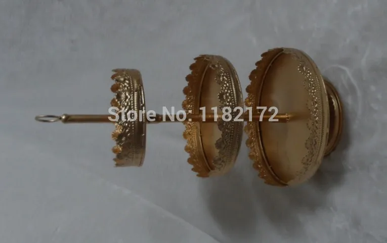 YAXIN 3 уровневая круглая бледно Золотая железная Красивая подставка для